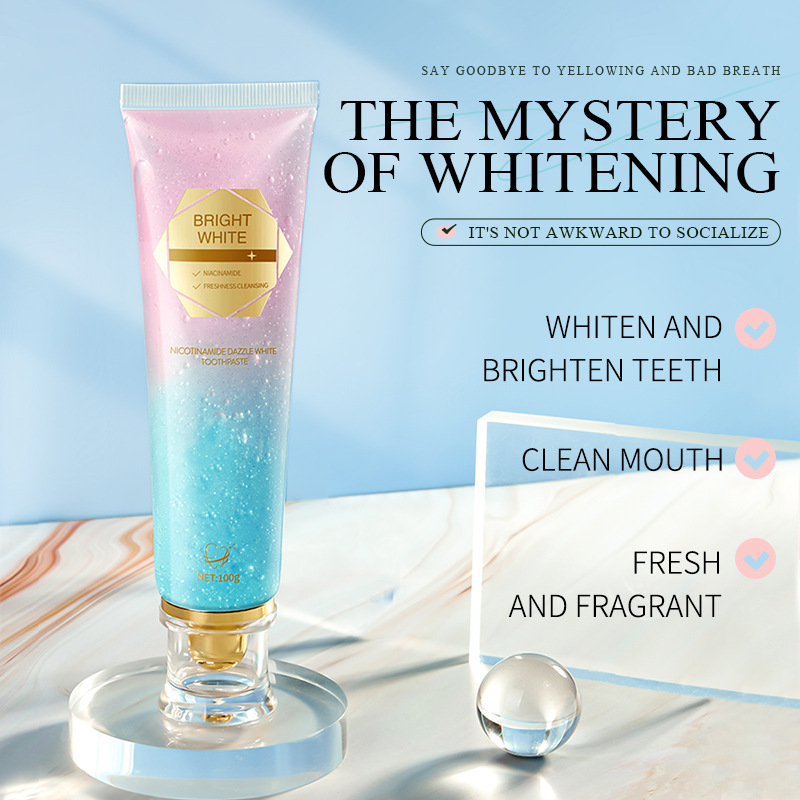 Teeth Whitening Toothpaste - Dazzling white toothpaste cleans teeth, removes