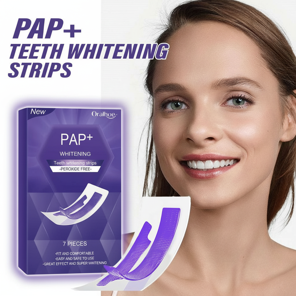 Teeth Whitening Toothpaste - Purple Teeth Whitening Strips Bleaching Stains