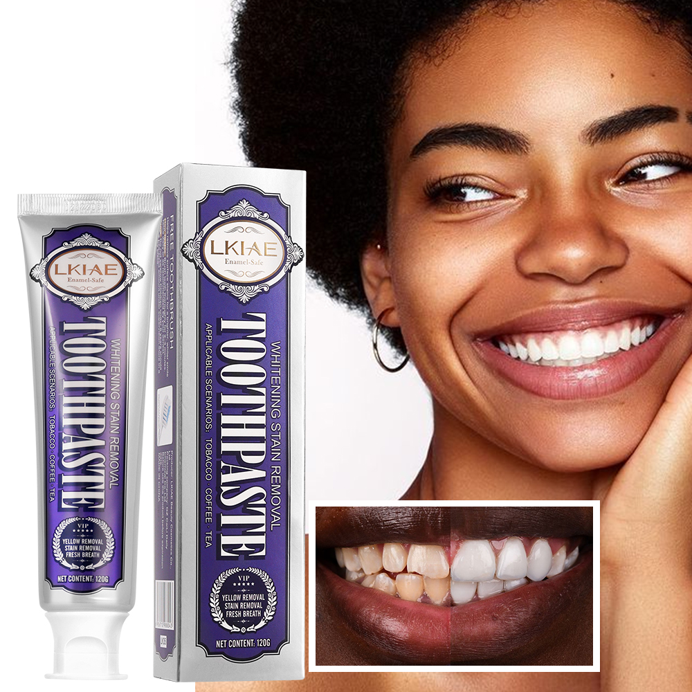 Teeth Whitening Toothpaste - LKIAE White Teeth Whitening Toothpaste, With