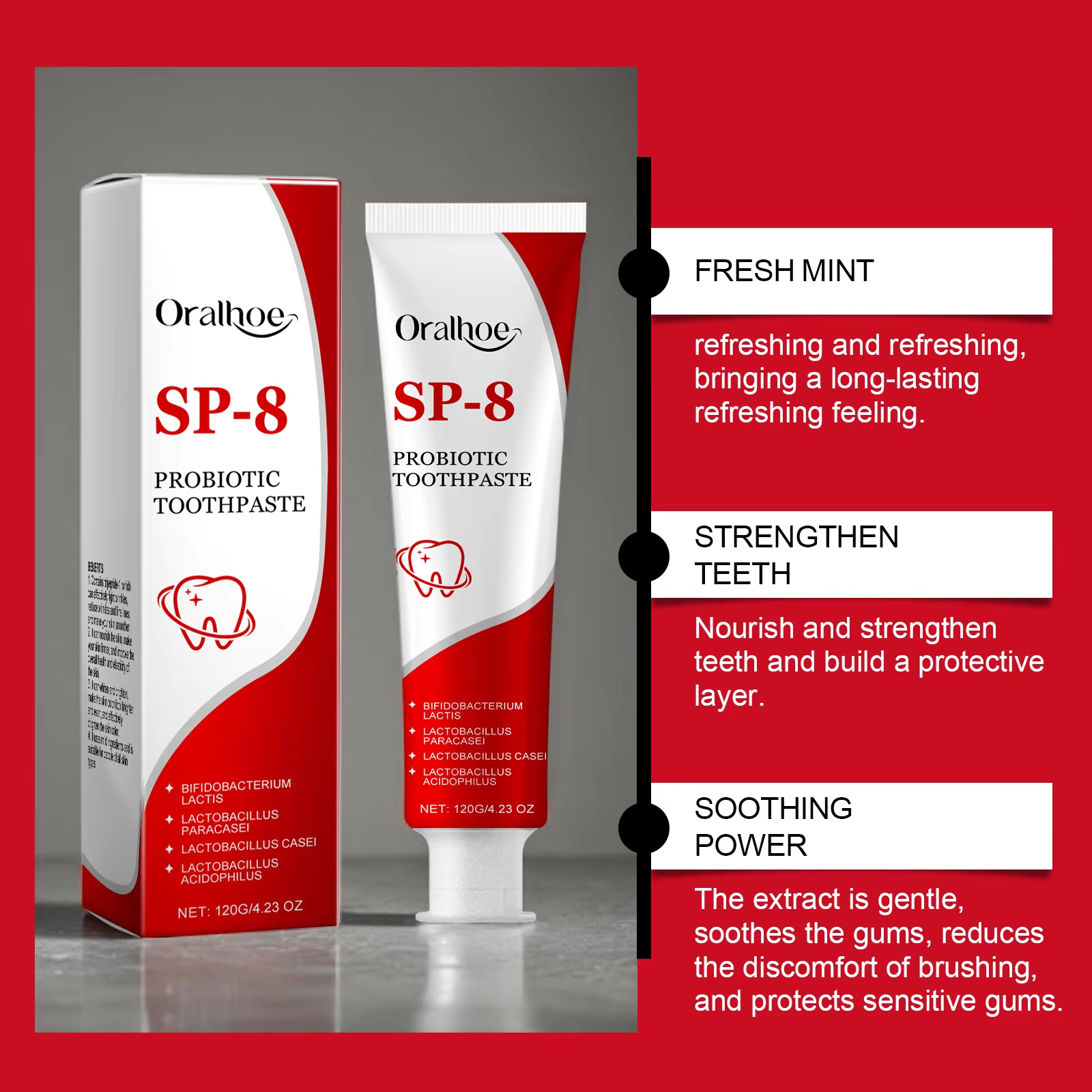 Sp-8 Probiotic Toothpaste Brig - đánh giá và giá Teeth Whitening That Works