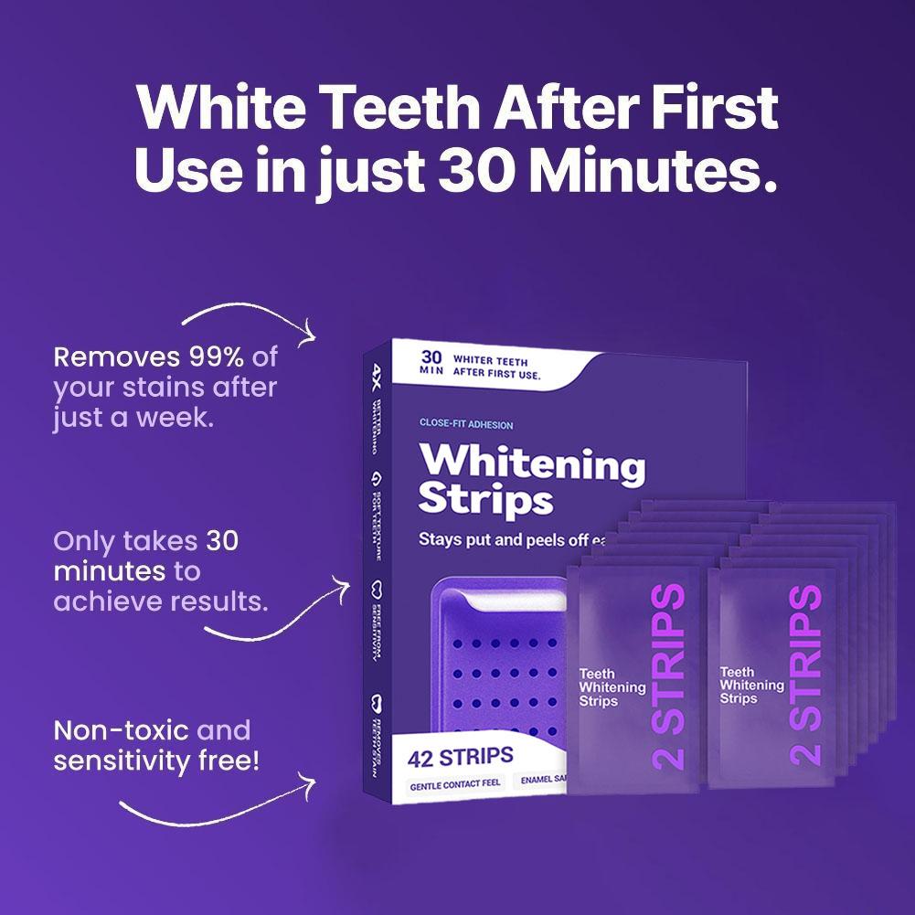 Teeth Whitening Strips 42 Stri - đánh giá và giá Teeth Whitening Fast