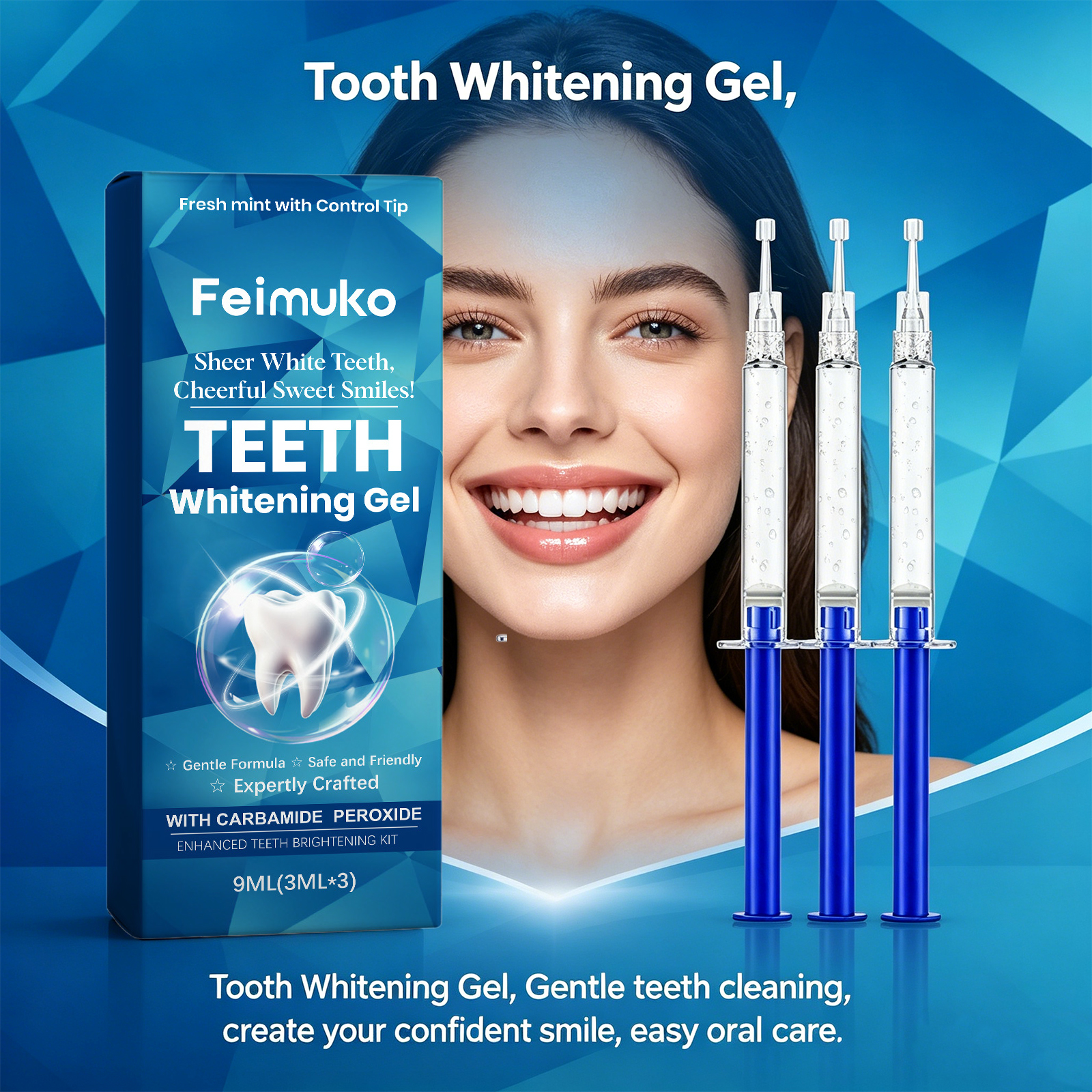 Teeth Whitening Gel Gentle Cle - đánh giá và giá Teeth Whitening Uv Light