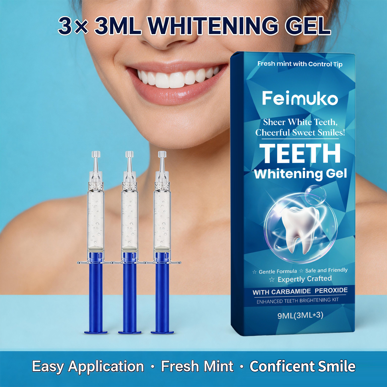 Teeth Whitening Gel Gentle Cle - đánh giá và giá Teeth Whitening Uv Light