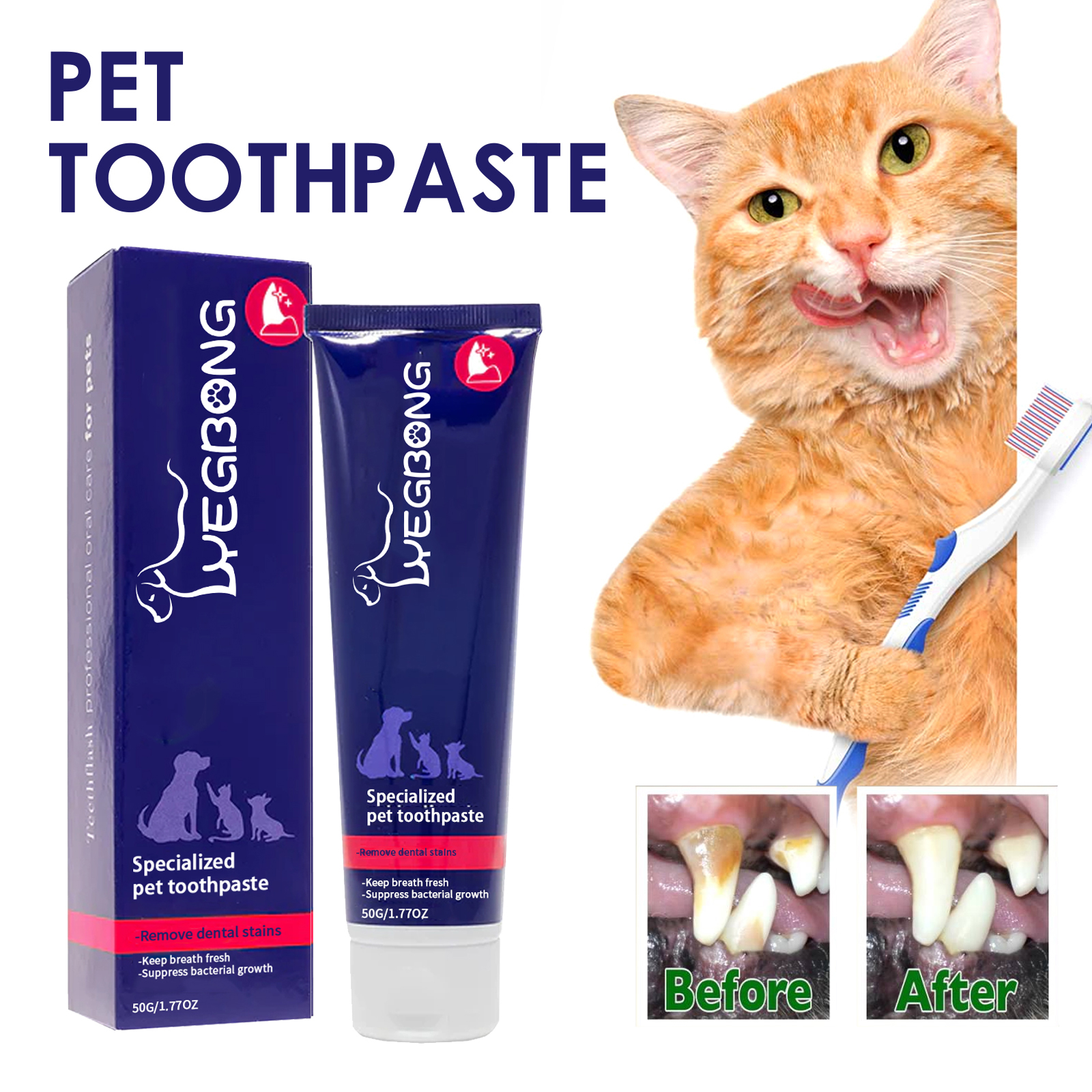 Pet Toothpaste Reduce Tartar R - đánh giá và giá Teeth Whitening Toothpaste