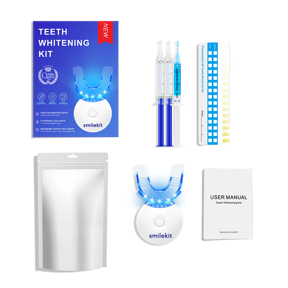 Teeth Whitening Kit - 5X LED L - đánh giá và giá Teeth Whitening Toothpaste