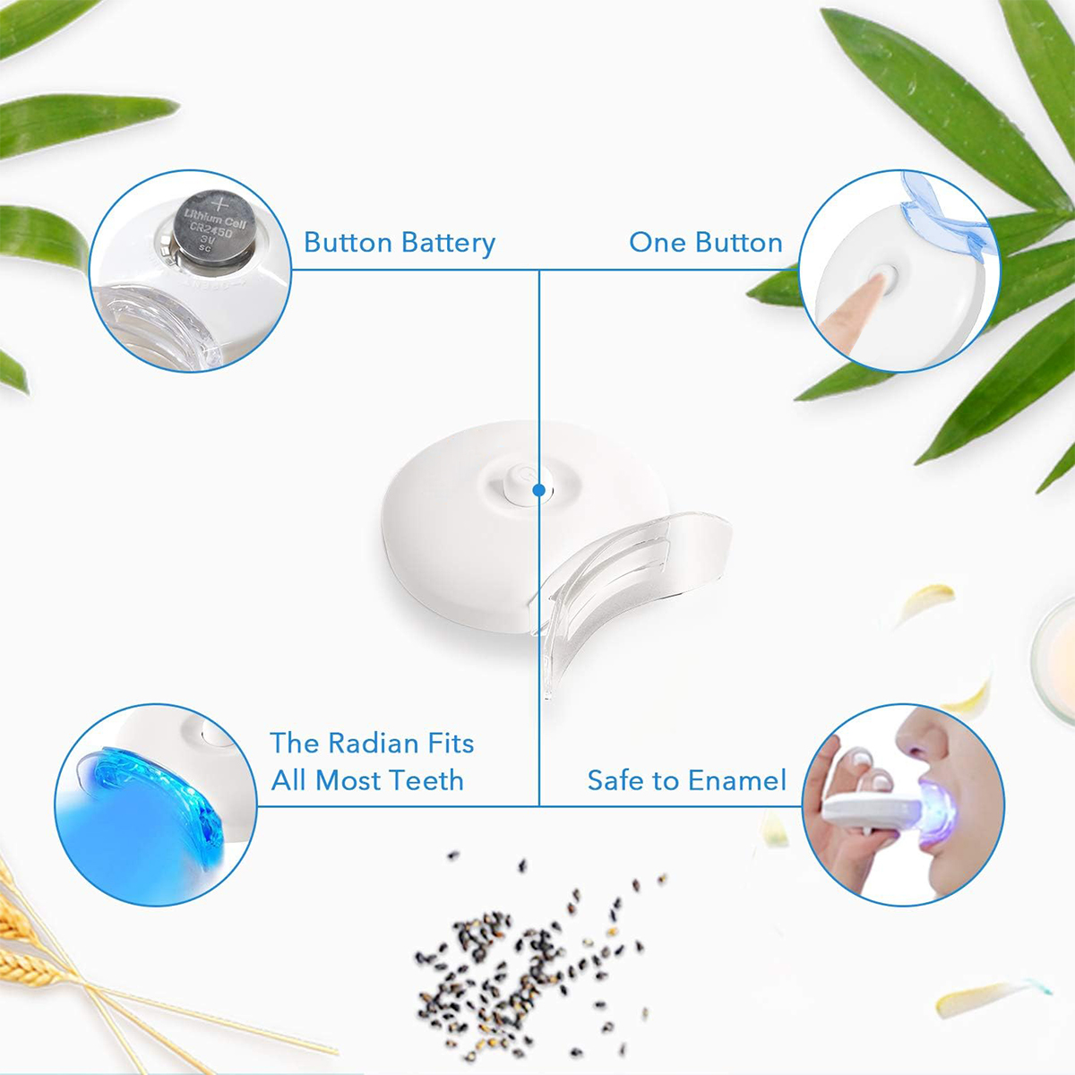 Teeth Whitening Kit - 5X LED L - đánh giá và giá Teeth Whitening Toothpaste