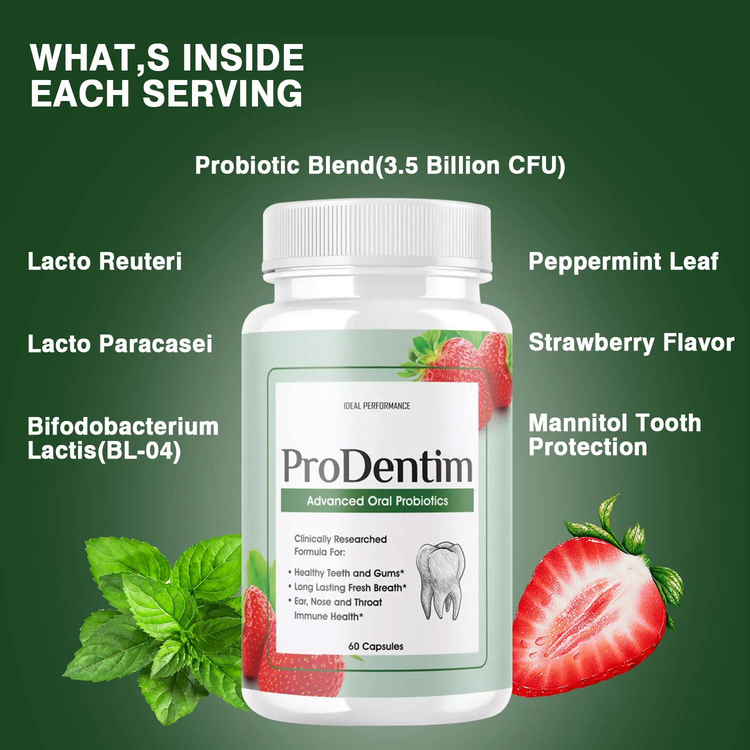 Advanced Oral Probiotics - Fre - đánh giá và giá Teeth Whitening Gum