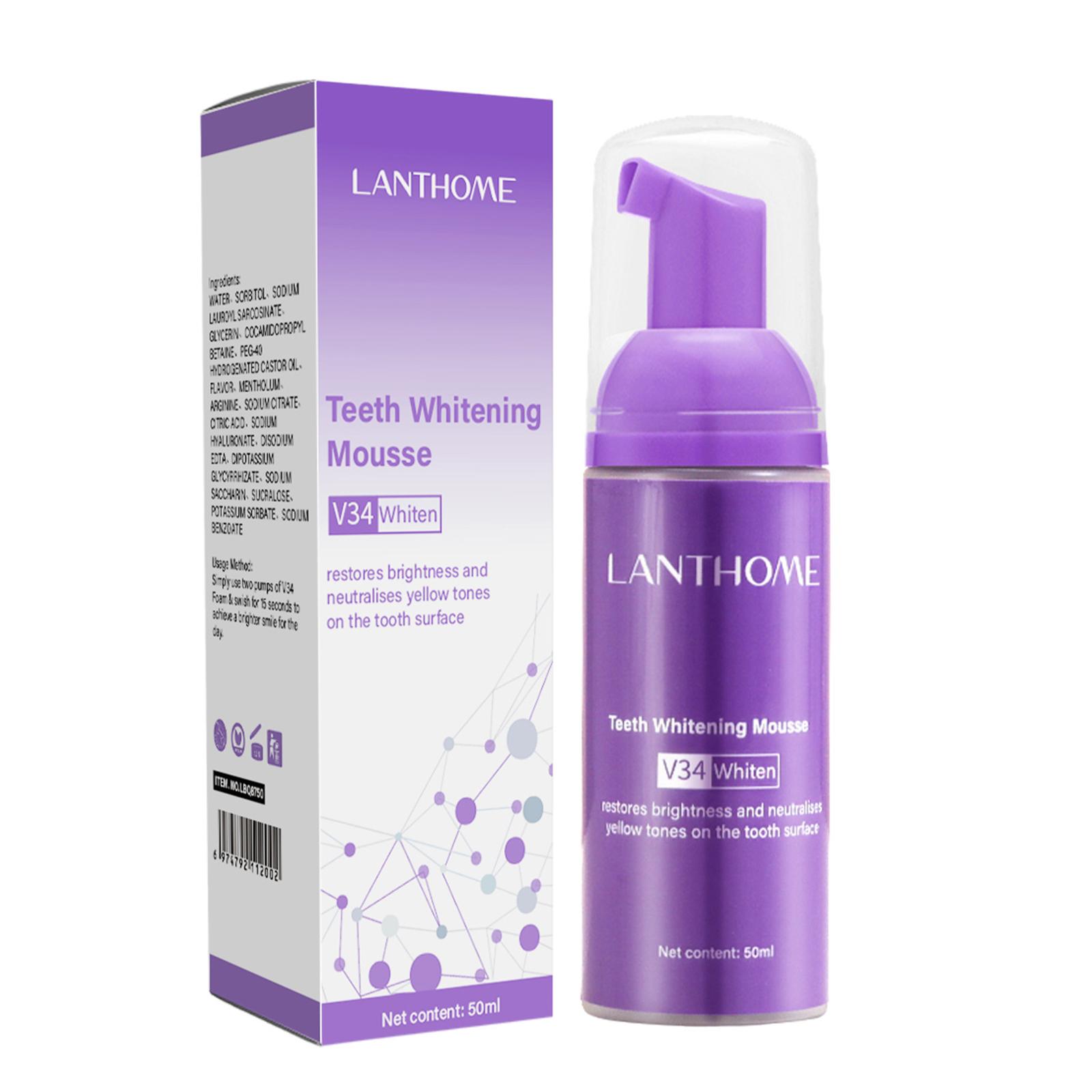 V34 Mousse Teeth Cleaning Toot - đánh giá và giá Teeth Whitening Yellow Teeth