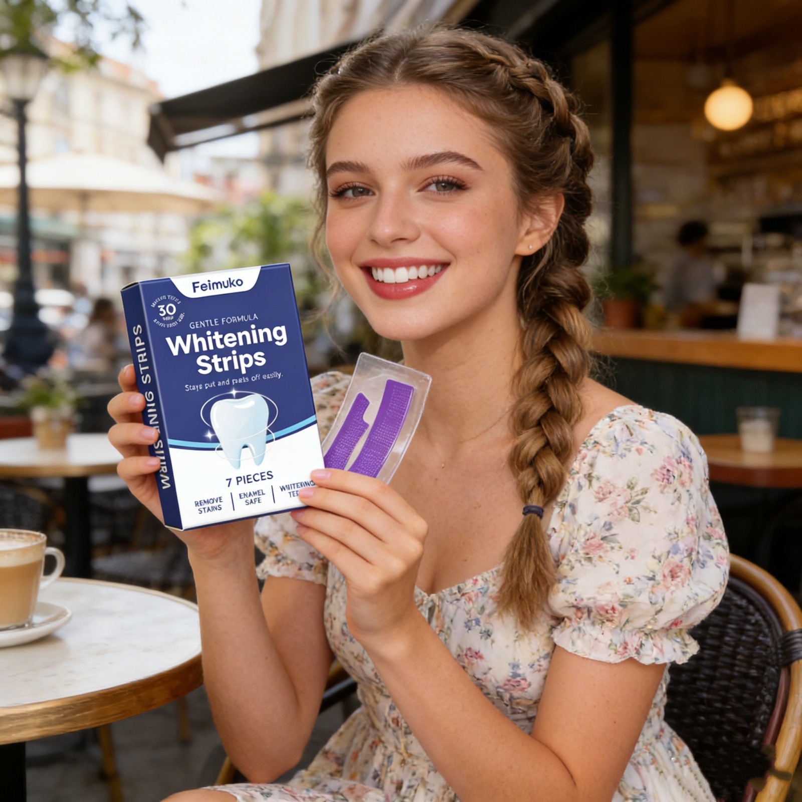Purple Teeth Whitening Strips  - đánh giá và giá Teeth Whitening Fast