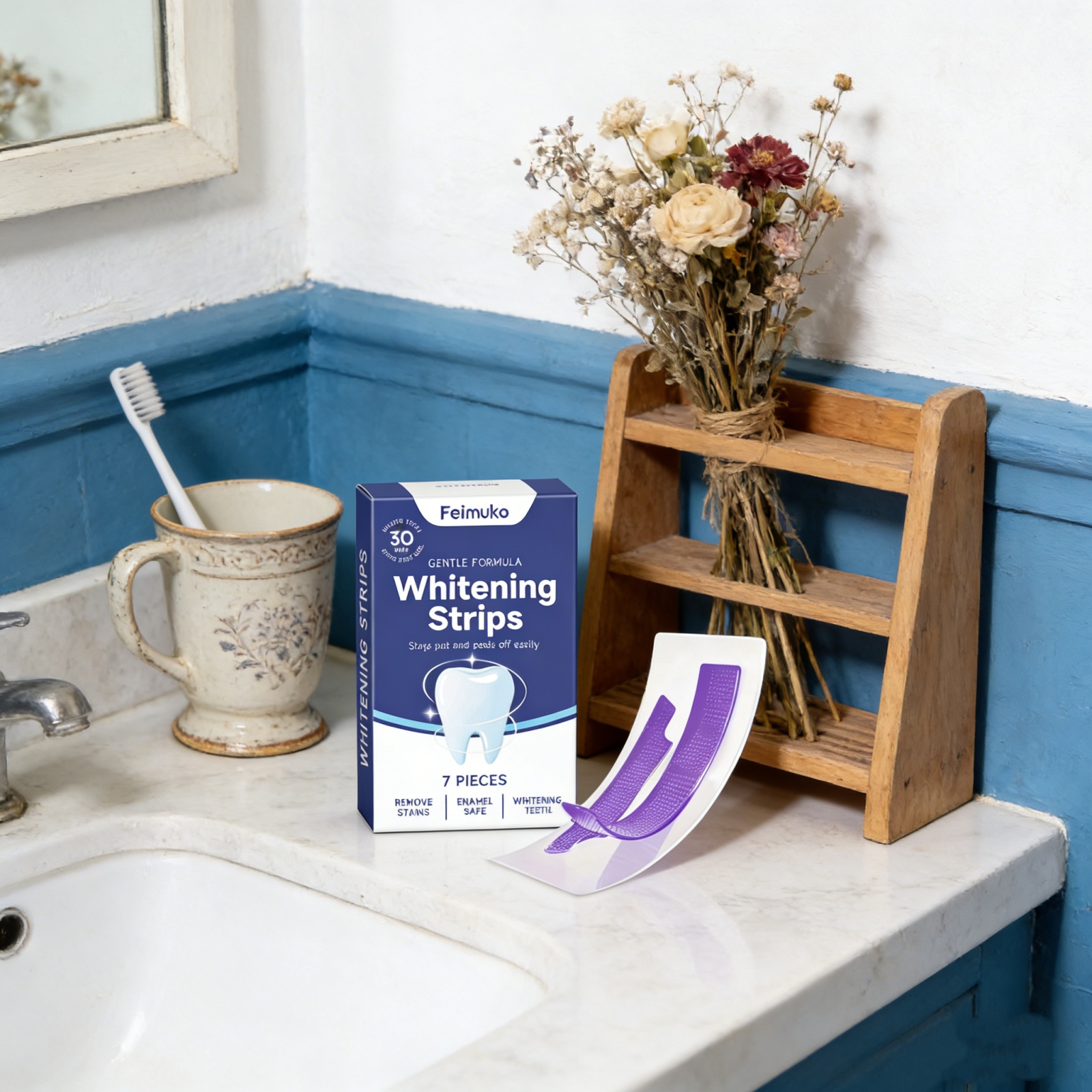 Purple Teeth Whitening Strips  - đánh giá và giá Teeth Whitening Fast