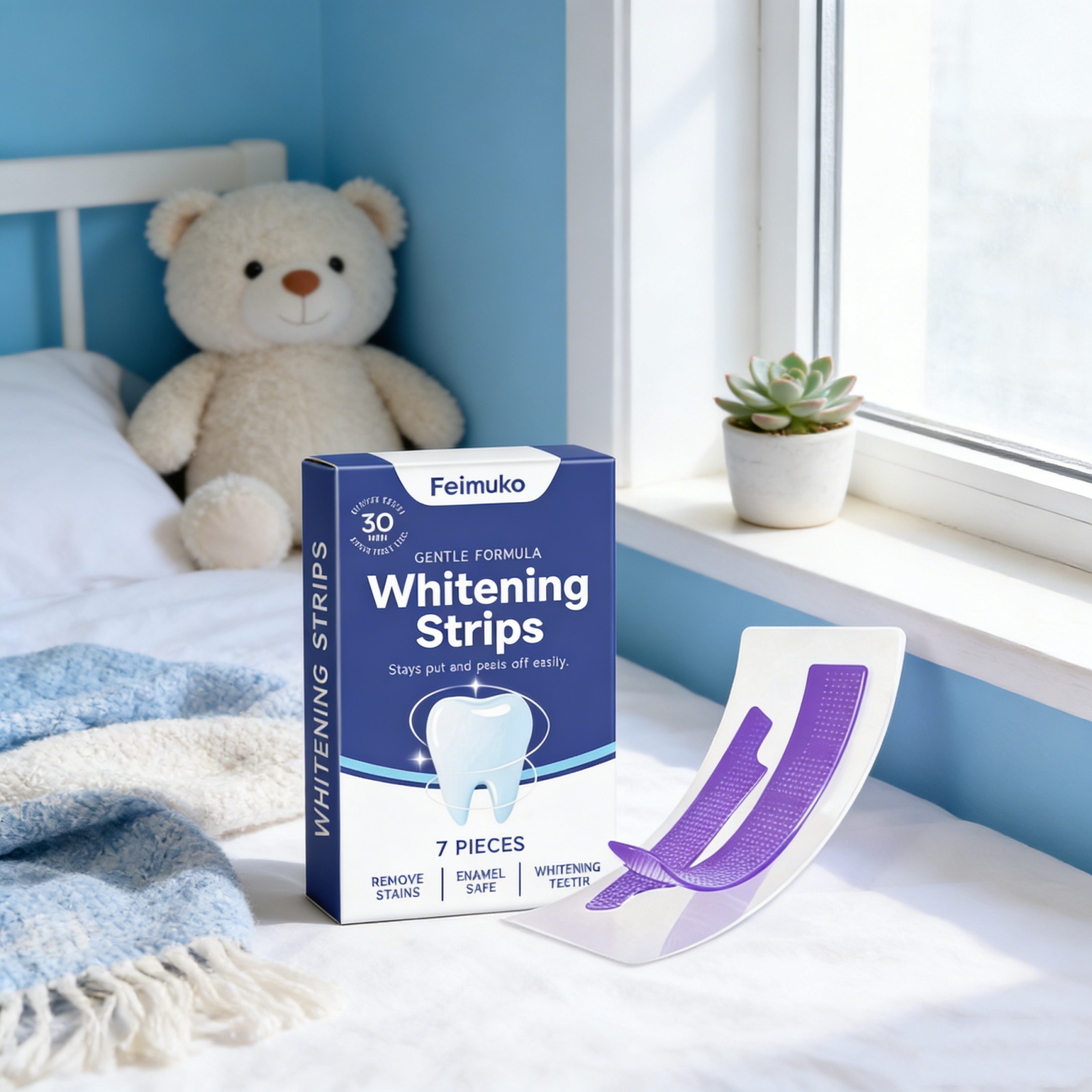 Purple Teeth Whitening Strips  - đánh giá và giá Teeth Whitening Fast