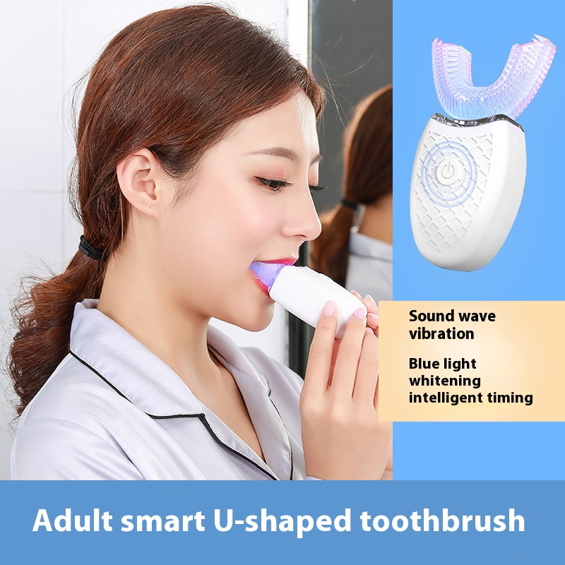 Electric U-Shaped Toothbrush f - đánh giá và giá Teeth Whitening Gum
