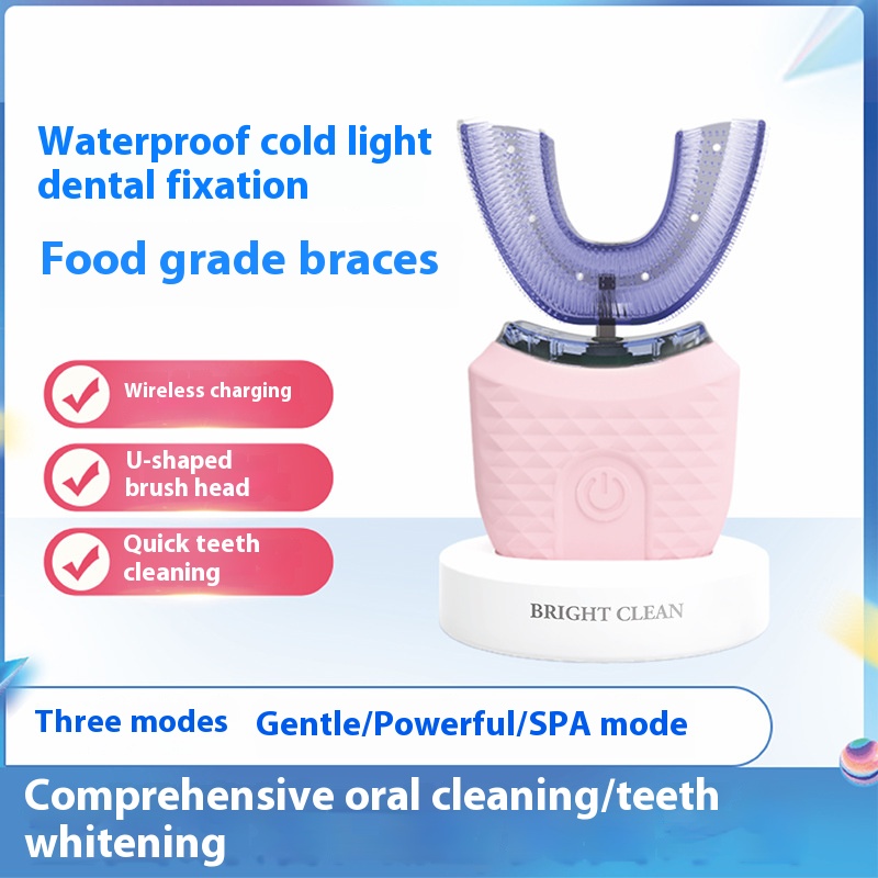 Electric U-Shaped Toothbrush f - đánh giá và giá Teeth Whitening Gum