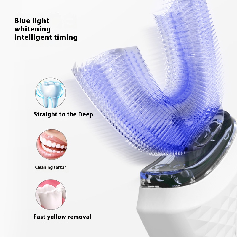 Electric U-Shaped Toothbrush f - đánh giá và giá Teeth Whitening Gum