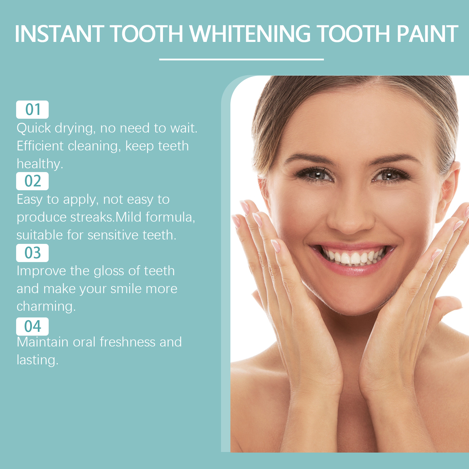 Instant Teeth Whitening Paint  - đánh giá và giá Teeth Whitening Fast