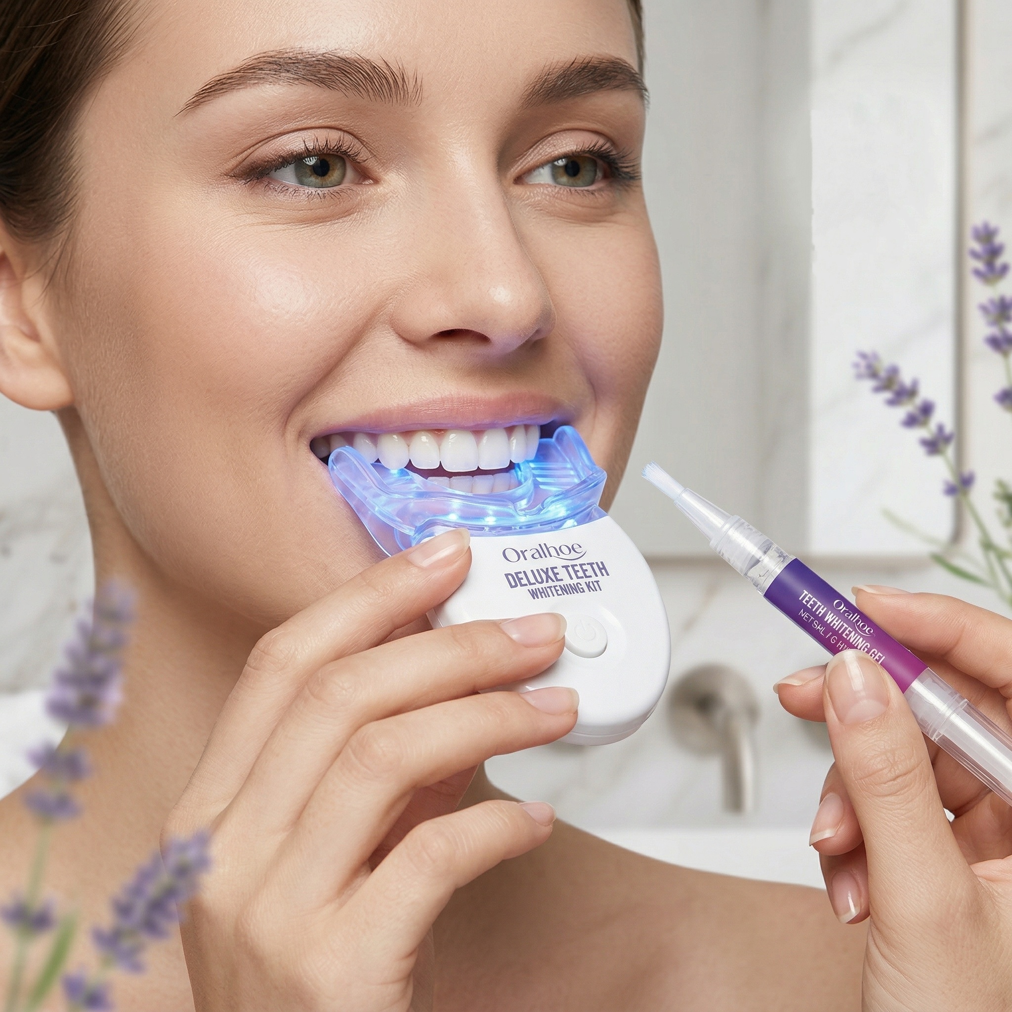 Oralhoe Teeth Care Set Oral Hy - đánh giá và giá Teeth Whitening Uv Light