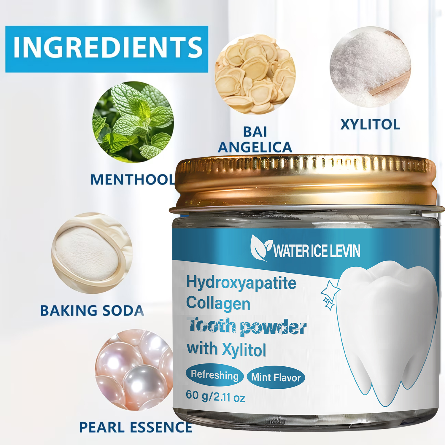 Hydroxyapatite Collagen Tooth  - đánh giá và giá Teeth Whitening Xylitol