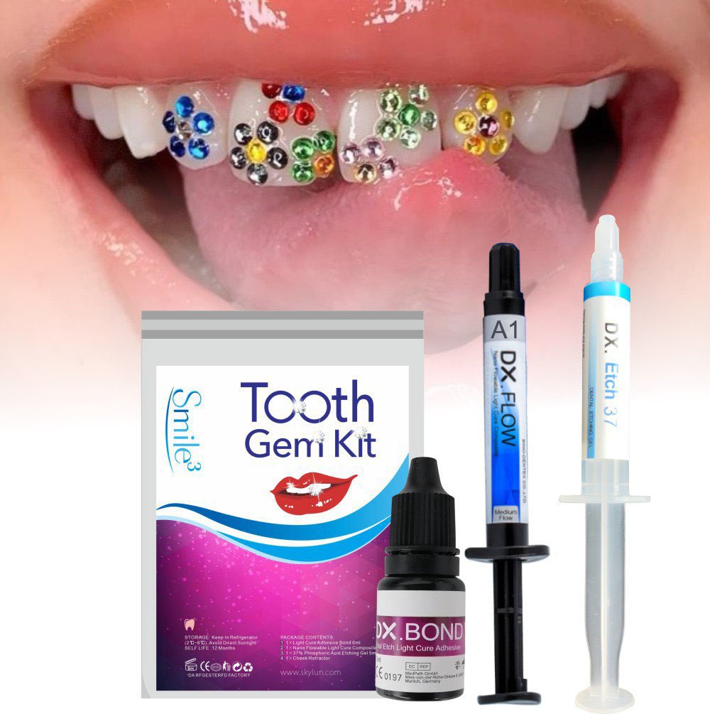 HOT Tooth Gem Kit Teeth Decora - đánh giá và giá Teeth Whitening From Home