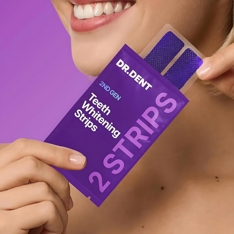 DRDENT Teeth Whitening Strips  - đánh giá và giá Teeth Whitening Yellow Teeth