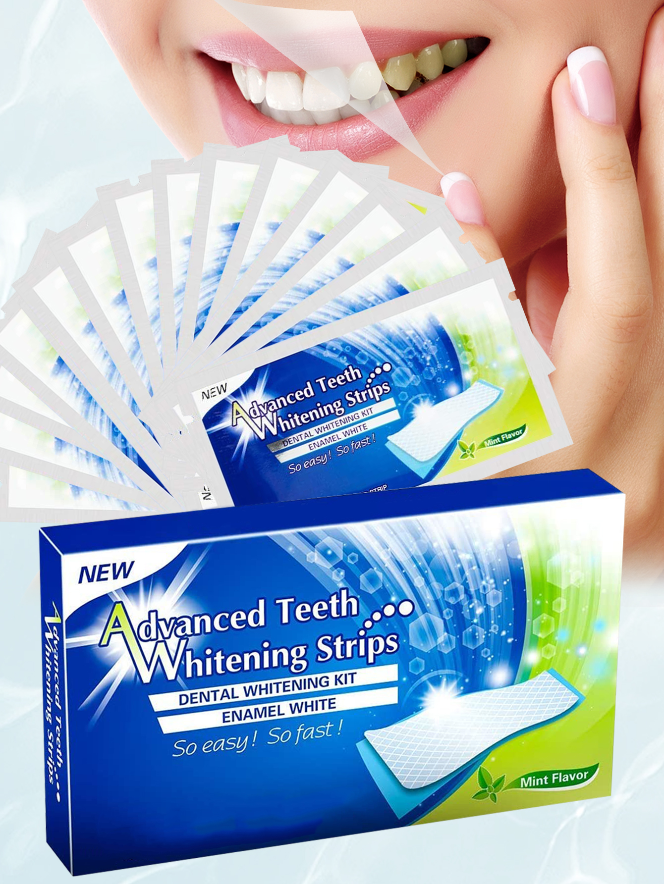 Advanced Teeth Whitening Strip - đánh giá và giá Teeth Whitening Fast