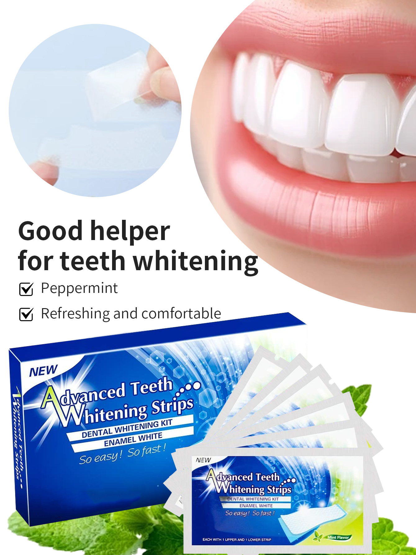 Advanced Teeth Whitening Strip - đánh giá và giá Teeth Whitening Fast