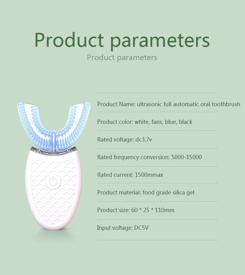 Intelligent U-Type Toothbrush  - đánh giá và giá Teeth Whitening Toothbrush