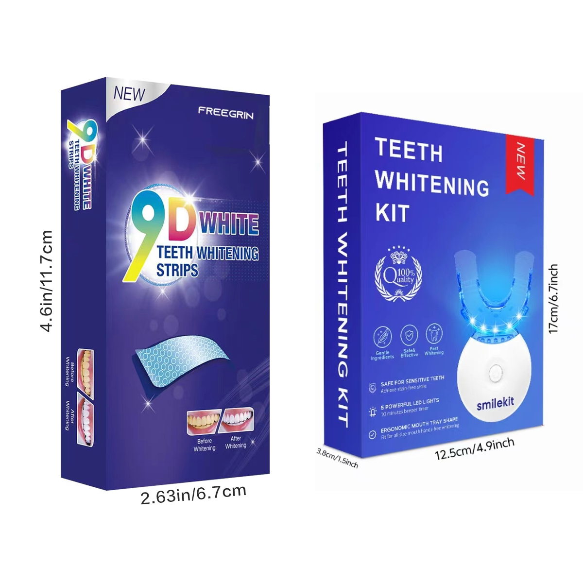 Teeth Whitening Kit - 5X LED L - đánh giá và giá Teeth Whitening From Home