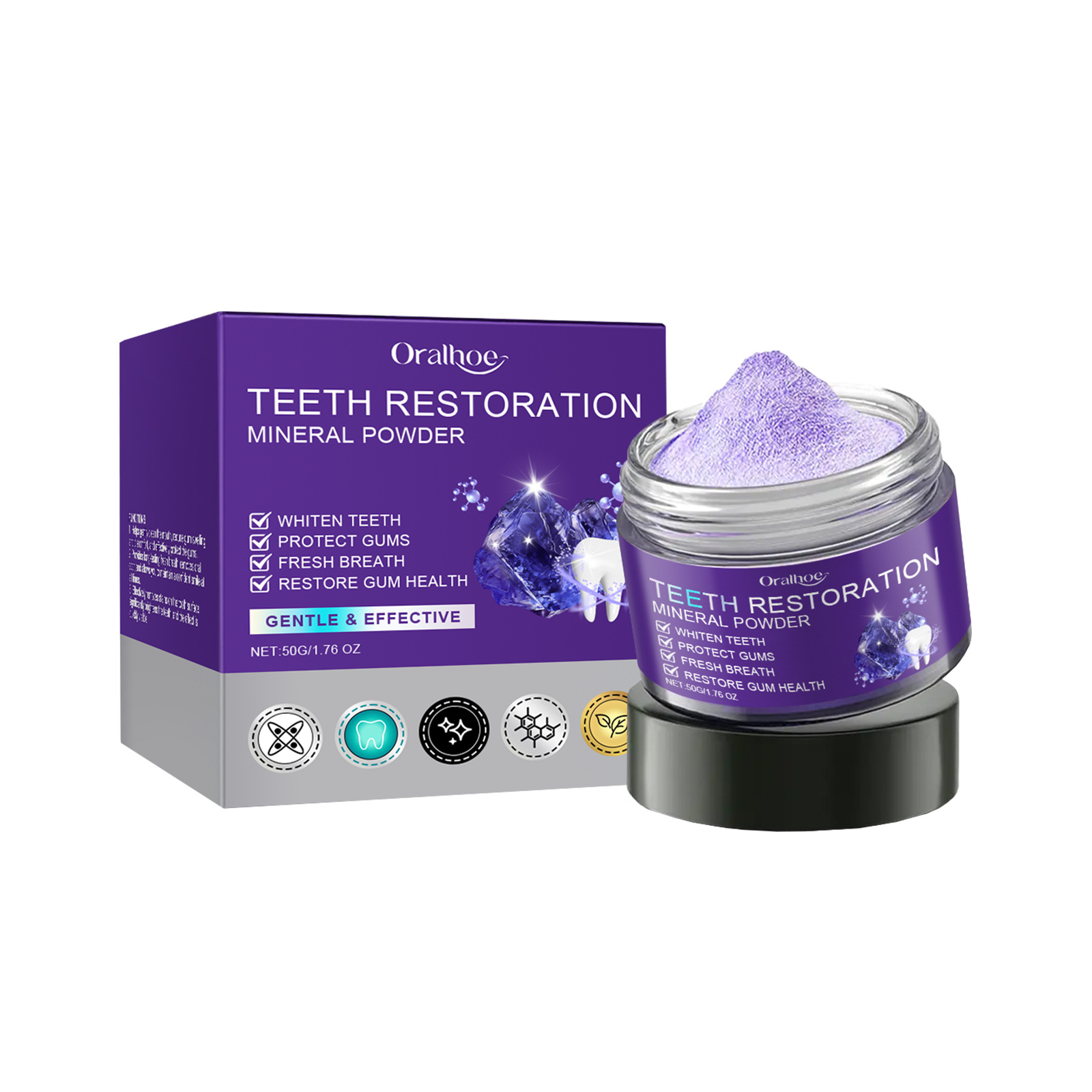 Teeth Restoration Mineral Powd - đánh giá và giá Teeth Whitening From Home
