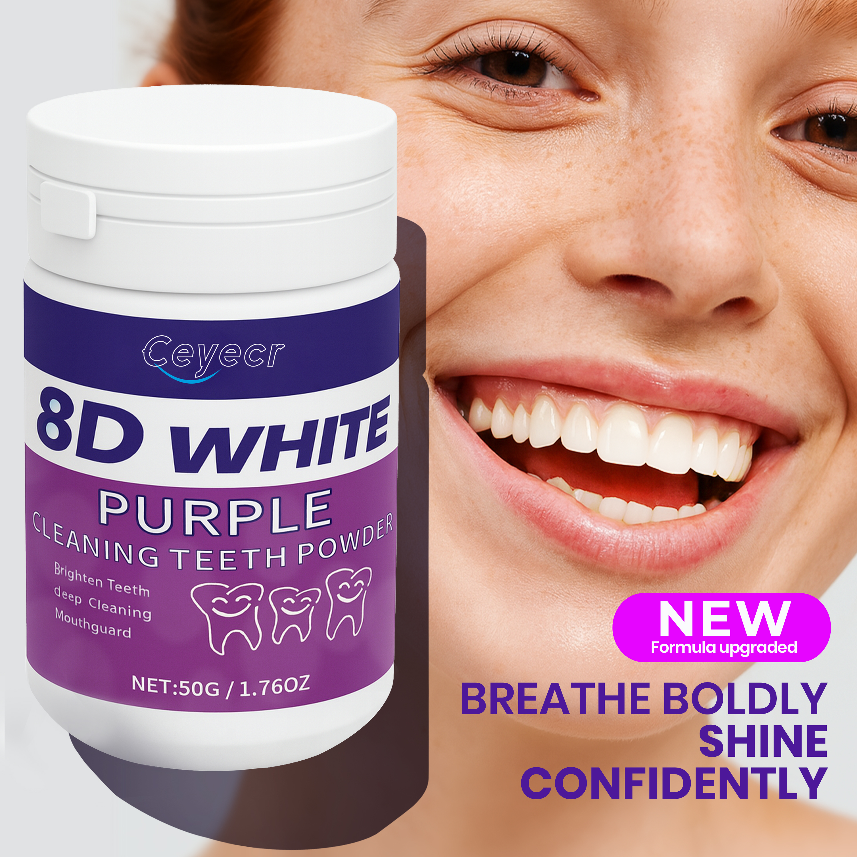 8D white Teeth Whitening Powde - đánh giá và giá Teeth Whitening From Home