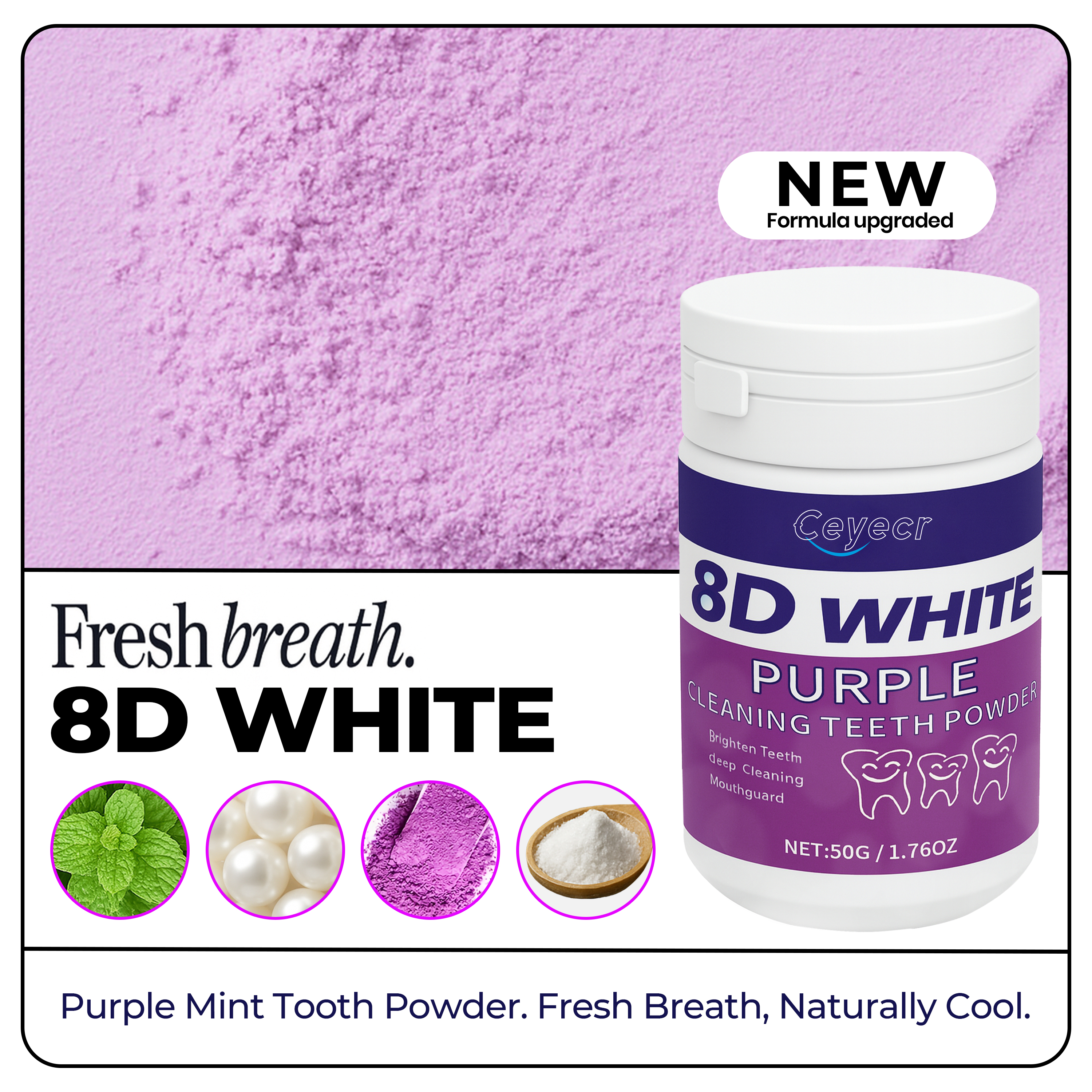 8D white Teeth Whitening Powde - đánh giá và giá Teeth Whitening From Home