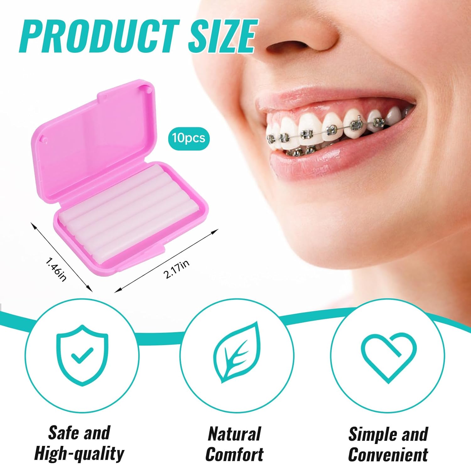 10box Dental Orthodontic Relie - đánh giá và giá Teeth Whitening Gum