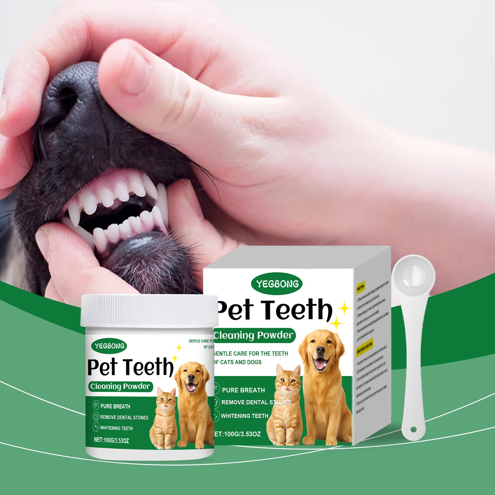 Pet Teeth Cleaning Powder Redu - đánh giá và giá Teeth Whitening From Home