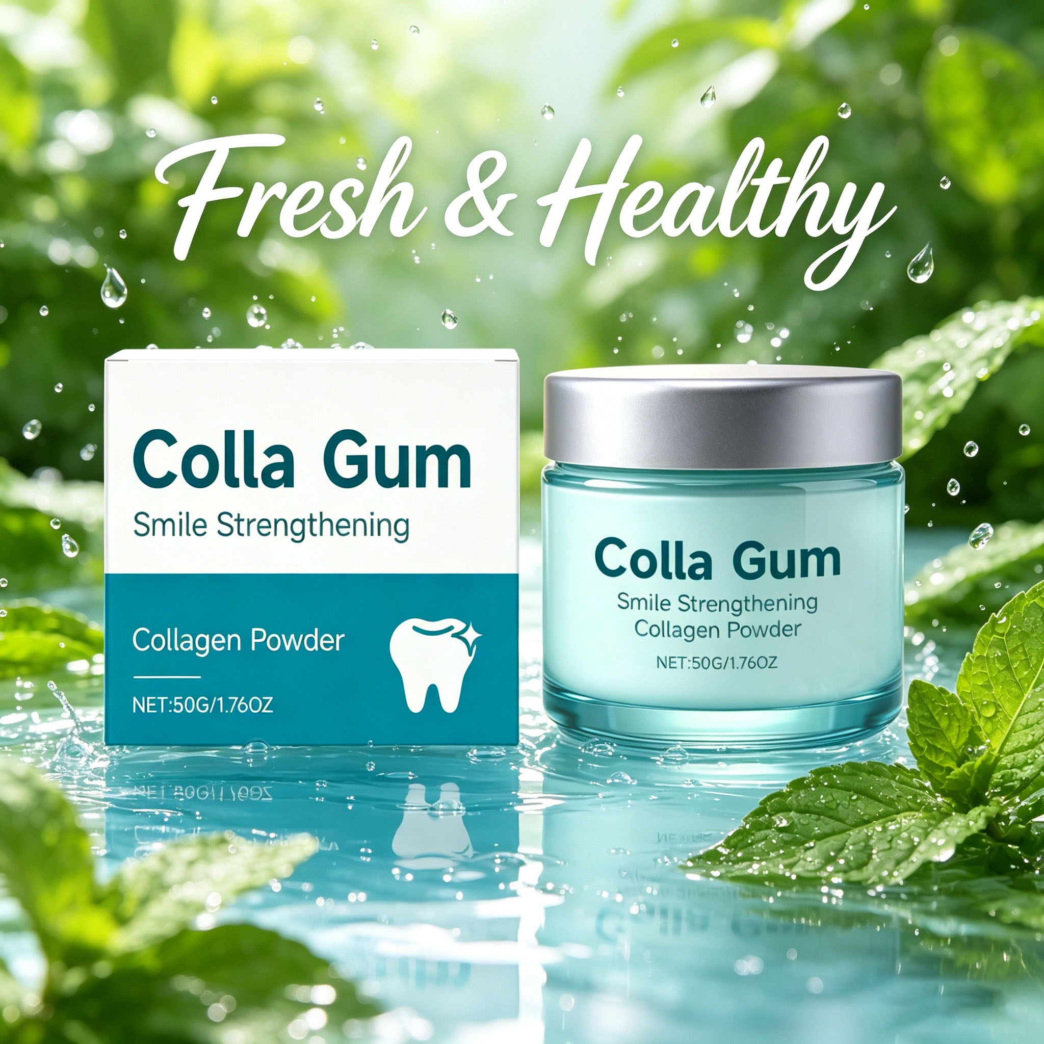 Collagen Whitening Tooth Powde - đánh giá và giá Teeth Whitening From Home