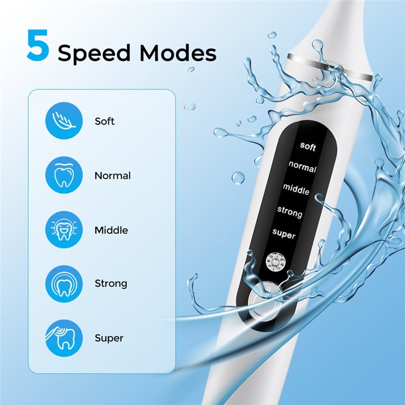 A83G-LED Light Rechargeable El - đánh giá và giá Teeth Whitening Toothbrush