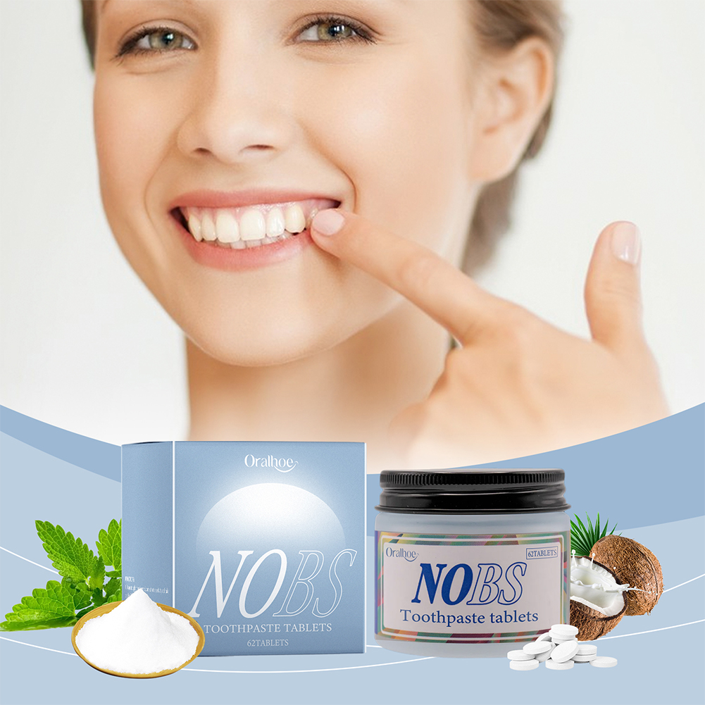NOBS Toothpaste Tablets - Nano - đánh giá và giá Teeth Whitening Xylitol