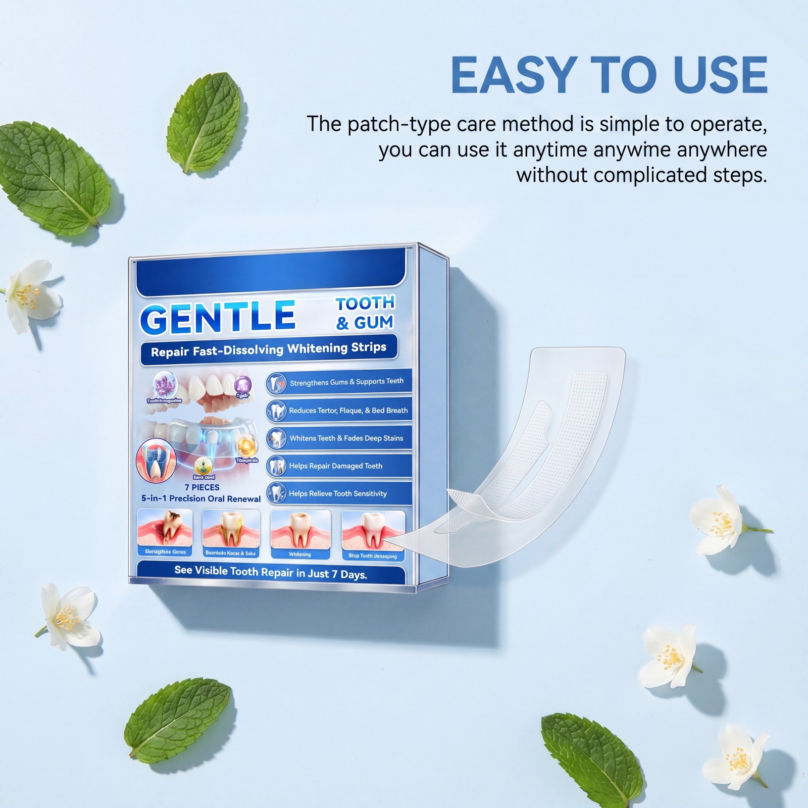 Gentle Tooth & Gum Whitening S - đánh giá và giá Teeth Whitening Fast