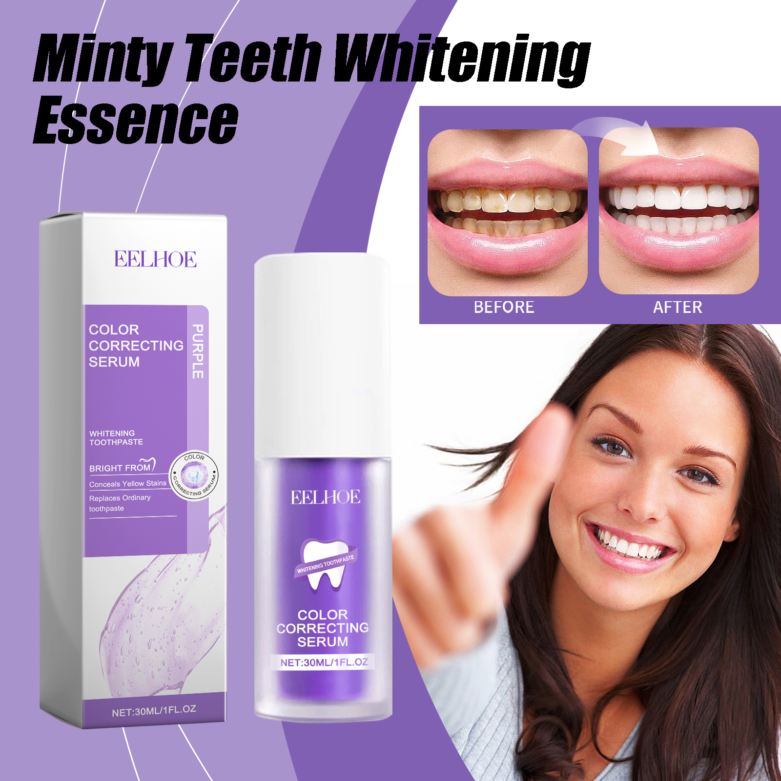 Oral Care Serum Deep Cleaning  - đánh giá và giá Teeth Whitening Xylitol