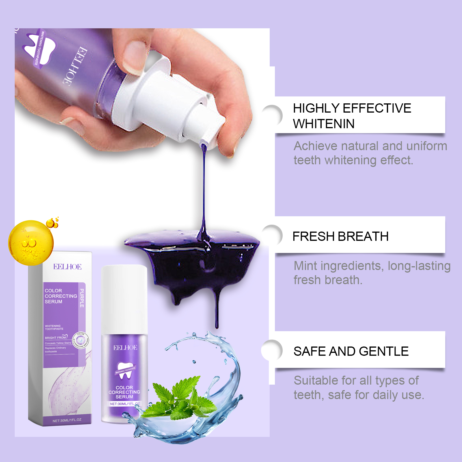 Oral Care Serum Deep Cleaning  - đánh giá và giá Teeth Whitening Xylitol
