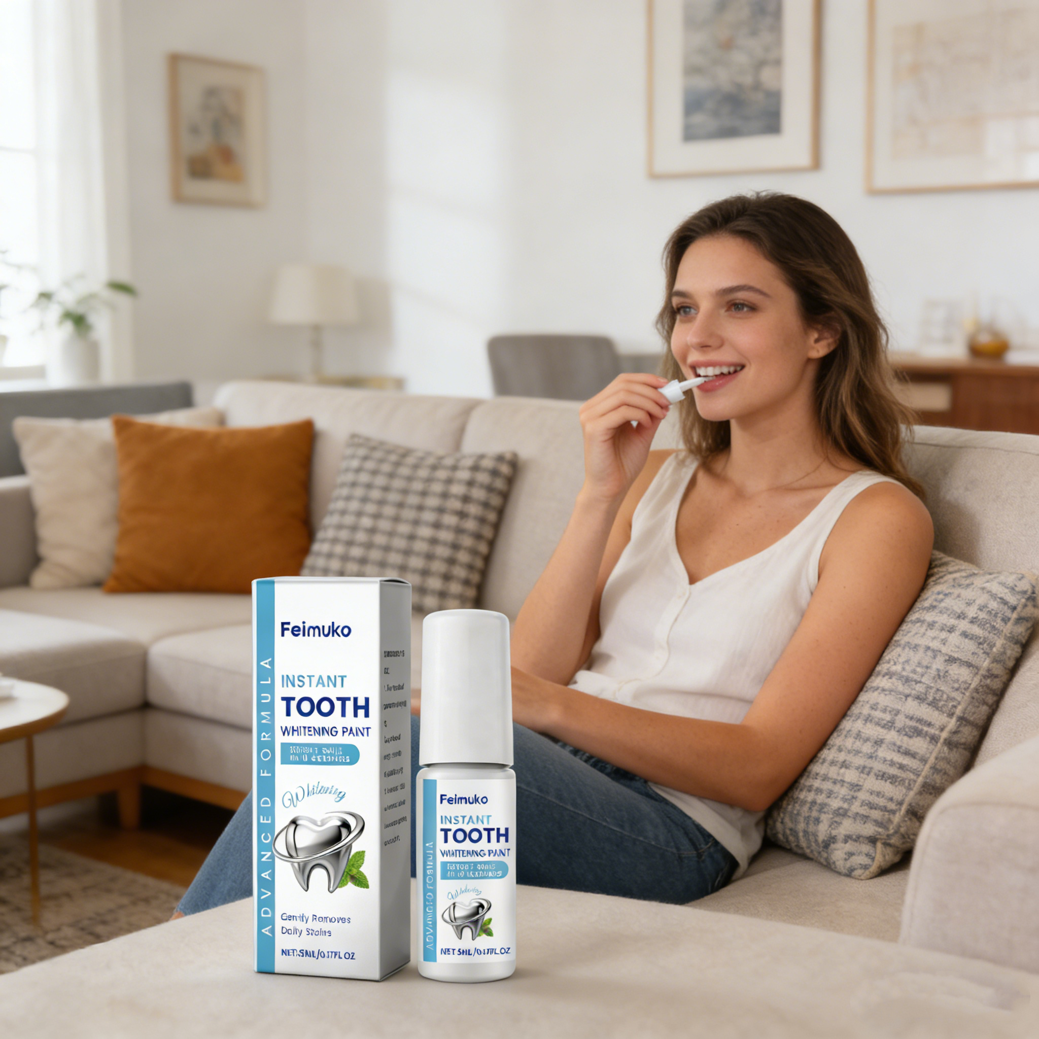 Instant Teeth Whitening Paint  - đánh giá và giá Teeth Whitening Fast