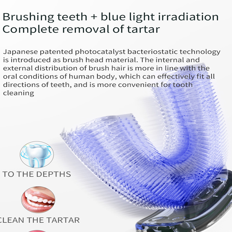 U-shaped automatic ultrasonic  - đánh giá và giá Teeth Whitening Gum