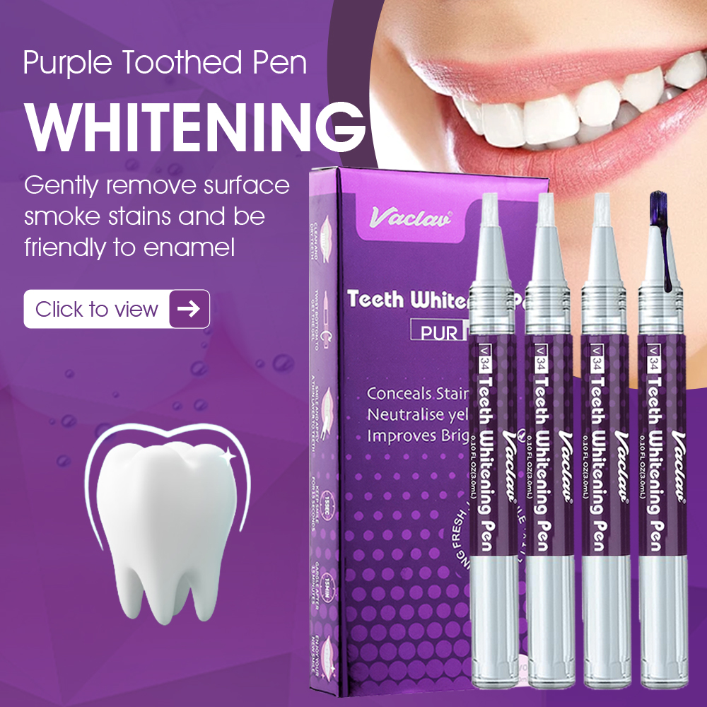 Vaclav V34 Purple teeth whiten - đánh giá và giá Teeth Whitening From Home
