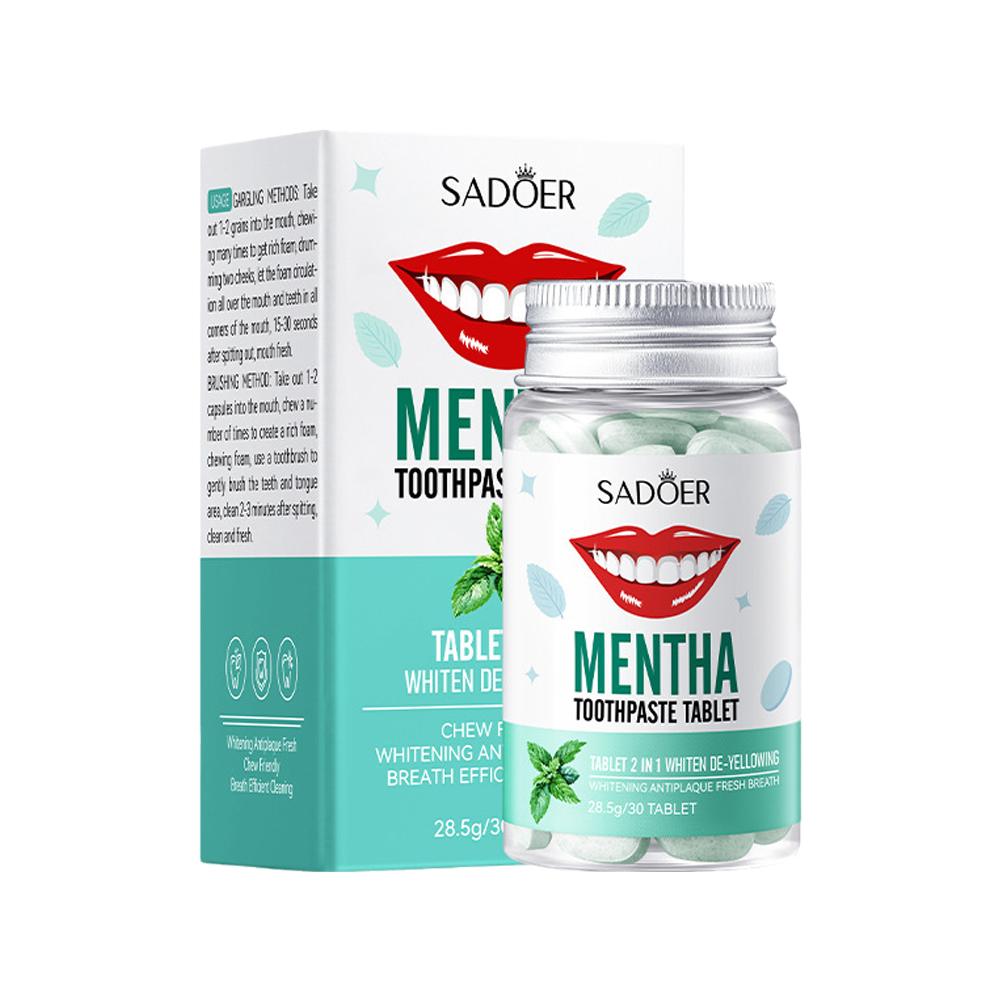 Mint Solid Toothpaste Tablets  - đánh giá và giá Teeth Whitening Ai